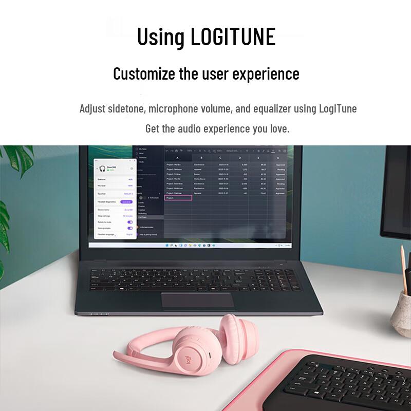 Logitech Zone 300 Wireless Bluetooth Headset