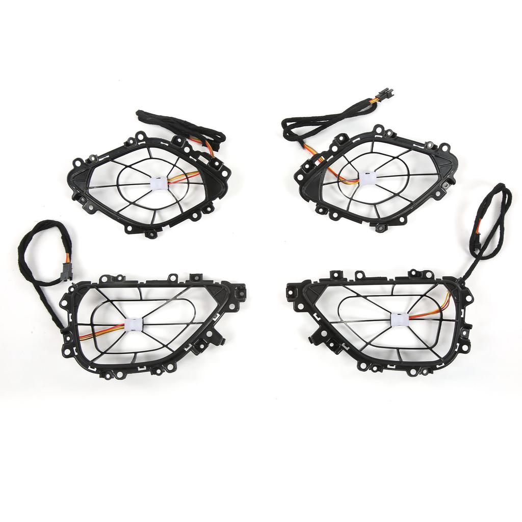 64 Color Door Midrange Speaker Bracket with LED Ambient Lighting Replacement for Mercedes Benz GLE Class W167 2020+