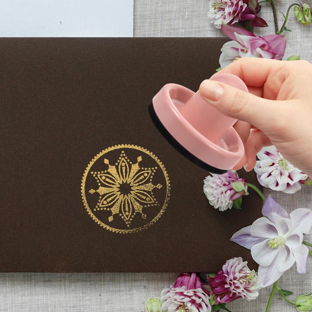 Tofficu Gumowy Stempel Ciśnieniowy, Materiały do Scrapbookingu i Stemplowania, Narzędzia do Stemplowania do Tworzenia Kartek, Uchwyt do Stempla do Tworzenia Kartek DIY Scrapbooking Craft