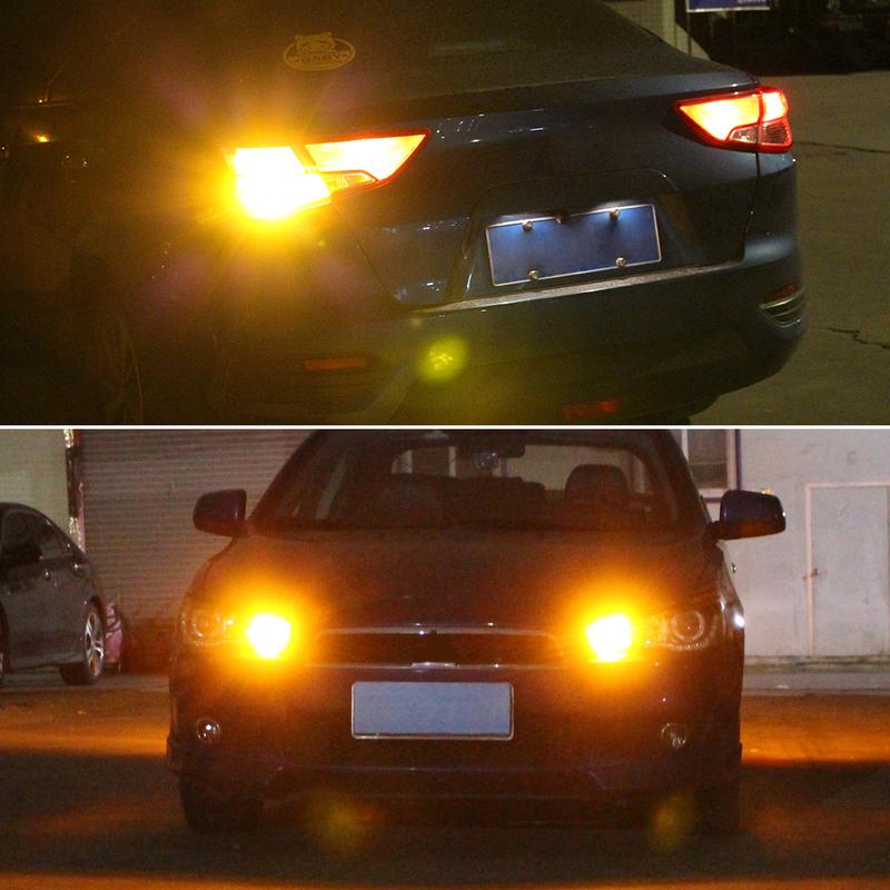 2x LED Turn Signal Light Lamp Canbus PY21W BAU15S For Peugeot 106 108 206 207 CC SW 208 301 406 508 807 Bipper Rifter Traveller