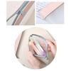 Pencil Case Pen Case Zipper Pouch Clear Stationery Bag Pencil Holder Pencil Bag for Ballpoint Pens Markers Erasers