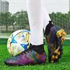 2024 Sapatos de futebol masculinos tamanho grande ultraleve chuteiras de futebol tênis para meninos antiderrapantes AG/TF chuteiras de futebol botas de tornozelo unissex