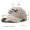 New Korean Paris Letters Embroidered Cotton Baseball Cap Unisex Outdoor Sun Hat Adjustable Hip Hop Snapback Hats For Women Men