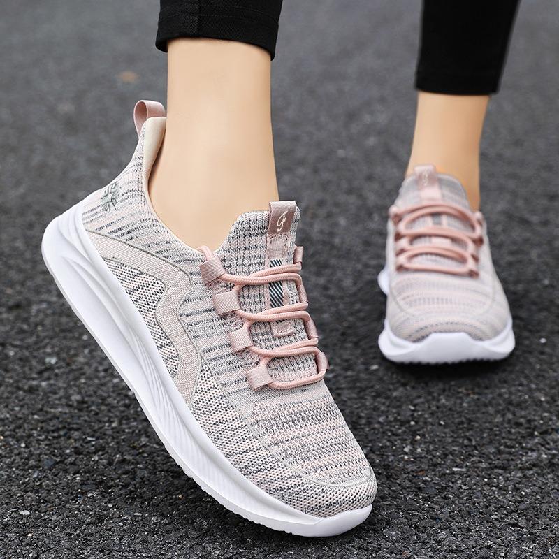 Shoes Women's Autumn Casual Shoes Women's Shoes Comfortable Versatile Mom Shoes Breathable Sports Versatile Women's Single Shoes
