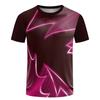 Fashion Table Tennis Sports T Shirts Summer Casual Short Sleeve Men Women 3D Printed T-shirts Loose Quick Dry Breathable Tees