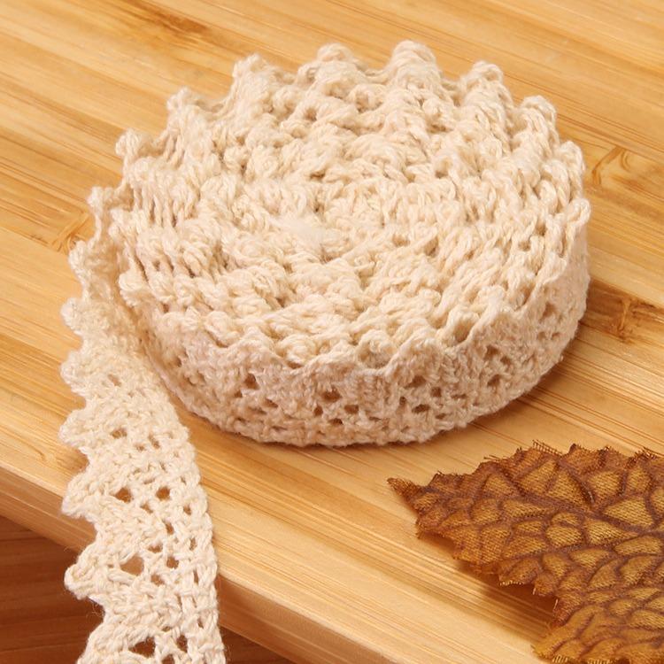 Hollow Lace Handmade Diy Decorative Lace Strap Clothing Clothes Tablecloth Curtains Fabric Material Cotton Thread Lace Edge