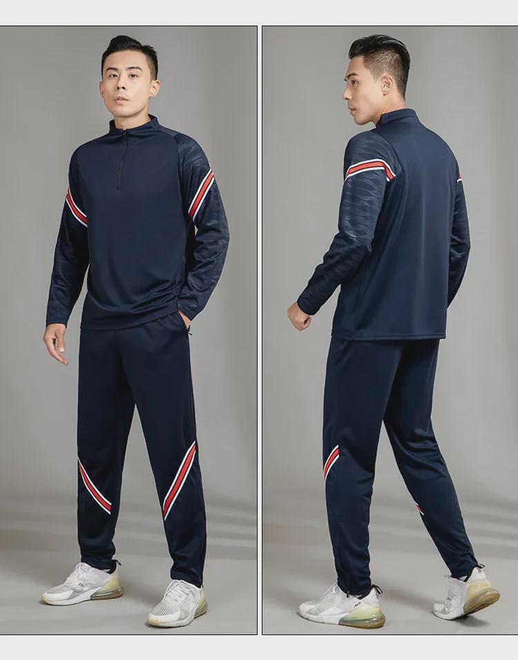 Half-Zip Contrast Stripe Sports Top with Half-Finger Sleeves