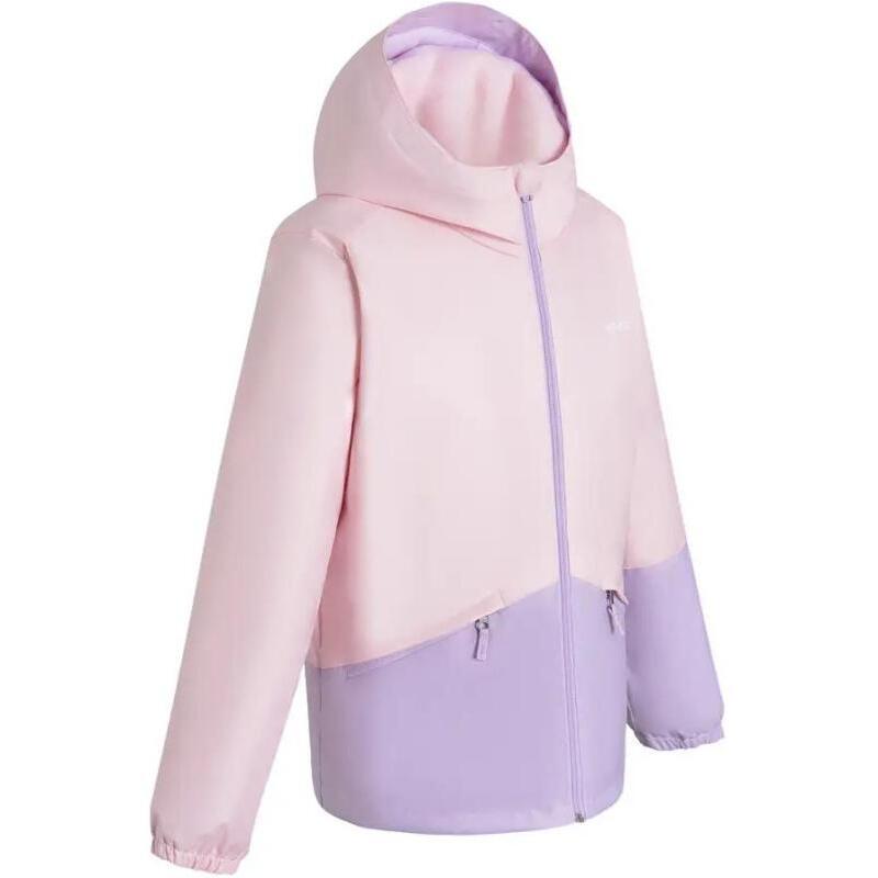 

DECATHLON 100 Ветрозащитный Теплый и Водонепроницаемый Детский Лыжный Костюм Нежно-Розовый Детская Модель 12Y