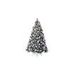 Eco-friendly Flame-retardant Christmas Tree with Red Berries and White Greenery