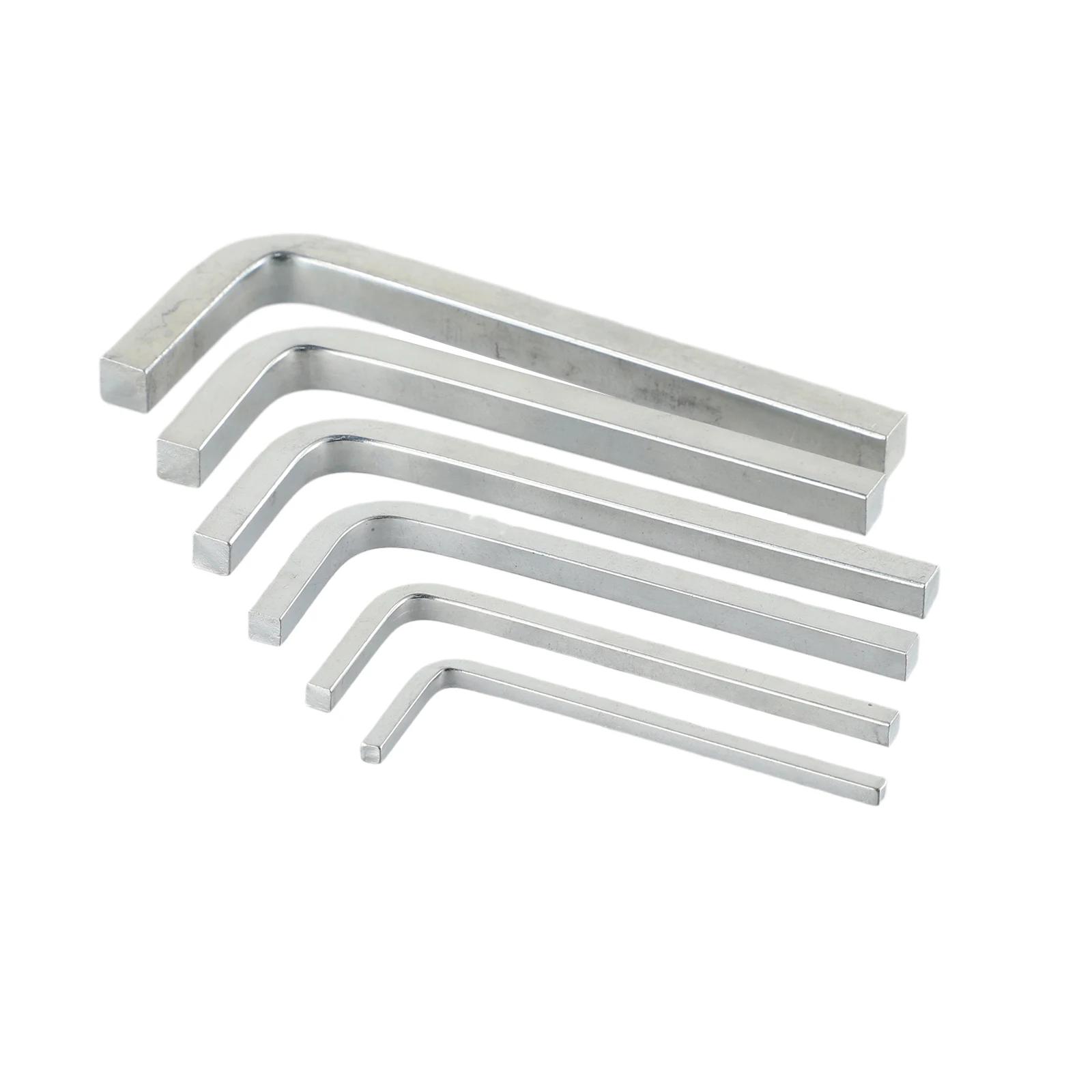 

6 Piece L Shape Square Head Wrench Set with 4 Point Square Key Designed for Use with Square Screws in Various Tasks China Mainland