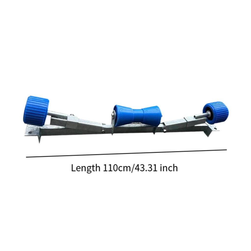 Boat Trailer Bottom Support Bracket Adjustable 1000kg Large Load Capacity Multifunctional Boat Trailer Rollers for Yacht