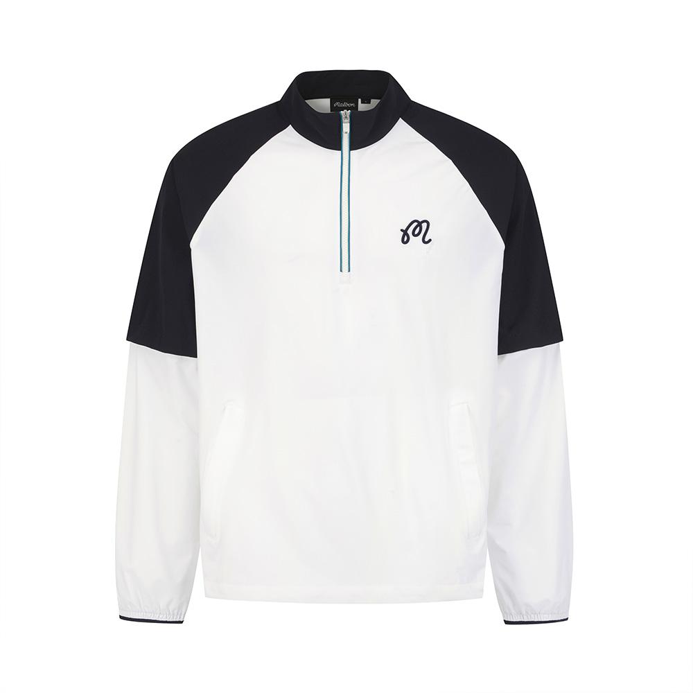 MALBON GOLF Player Detachable Anorak Off White (Man)