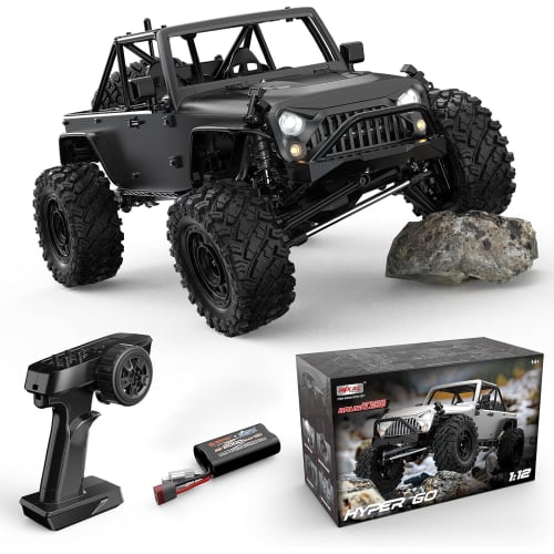 MJXRC H12Y 1/12 Scale 4WD Radio-Controlled Crawler for Professional Off-Road Racing, Aluminum Alloy Shell, Metal Driveshaft, Brushless Motor, Japanese
