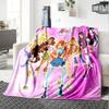 1pc Winx Club Friendship flannel Blanket for Super Soft Cute Comfort Blanket for Travel Bedding Couch Sofa Blanket Y73021