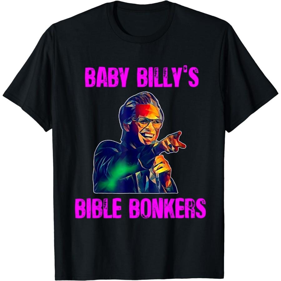 NUEYES Pink Meme Funny Baby Billys Bible Bonker T-Shirt XXXXXL разноцветный