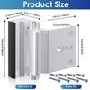 2/3Pcs Child Proof Door Lock Aluminum Alloy Home Security Lock Additional Door Reinforcement Lock for Home Bedroom Study Door