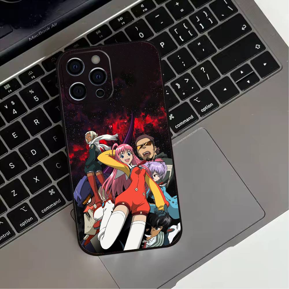 Diebuster Gunbuster  Phone Case For iPhone 17,16,15,14,13,12,11 Plus,Pro Max,XS,Soft Silicone Black Cover