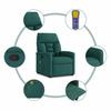 Massage Chair Dark Green Fabric