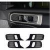 Compatible with Ford Explorer 2020 2021 2022 2023 Car Door Speaker Sticker Cover Stainless Steel Door Handle Horn Trim Auto Accessories (Color : Door