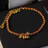 Gold Gourd Red Rope Bracelet Women'S High-End Auspicious Weaving Bracelet