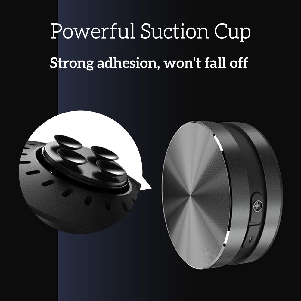 Vibration Speaker | 360° Surround Sound, Bluetooth 5.1, TWS Stereo, Aviation Aluminum, Strong Suction Cup - Portable Wireless Speaker