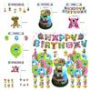 My Singing Monster Birthday Party Decorations Set Flag Balloons Cake Toppers And More