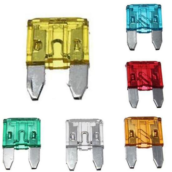 60 buc. Siguranțe colorate convenabile pentru instalare cu lame. Set de siguranțe asortate cu lame, ușor și sigure, pentru auto