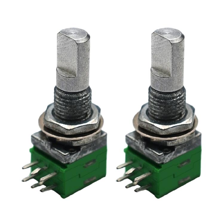 

Set of 2 Multifuntional Metal Guitar Potentiometer Balanced Circuit Precisions Sound Transmission for Stage Instruments 1
