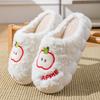 Autumn and Winter Non-slip Thick-bottomed Piled Warm Cartoon Fluffy Slippers 2025 New Cotton Slippers