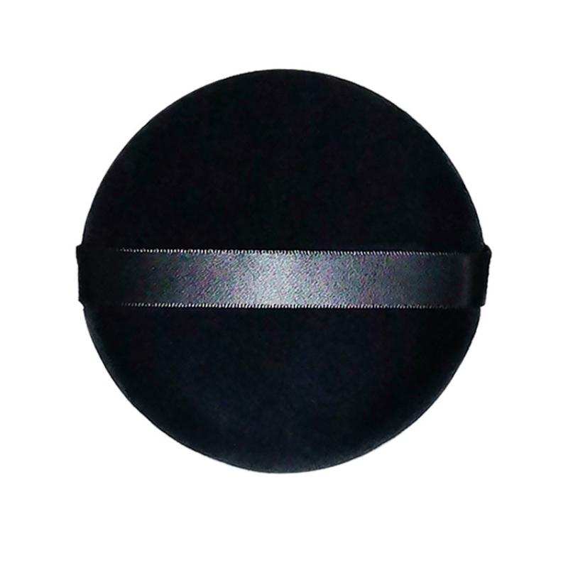 4Pcs 12Cm Round Flocking Powder Puff Large Loose Powder Puff Makeup Artist Powder Puff Ribbon Hook Hand Glove Puff