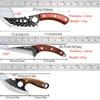 3PCS Stainless Steel Kitchen Knife Forged Boning Knife Professional Chef Knife Handmade Meat Cleaver Butcher Knife