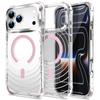 Applicable to iPhone18ProMax mobile phone case Apple 17 airbag transparent magnetic suction 16 four corners anti-drop 15 sets
