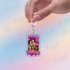Fashion K-pop Katseye Sis Keychain Accessories Bag Softisstrong Megan Manon Keyrings Jewelry Gifts for Friends