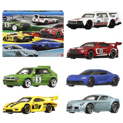 Hot Wheels Euro Style of 6 Vehicles Toy Mini Car for Ages 3 and Up HRX56 Multi-Pack