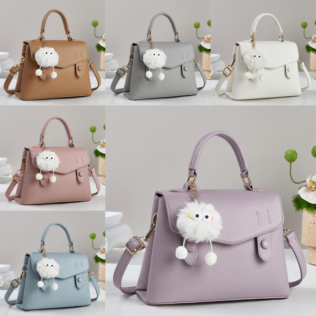 Fashion Large Capacity Pu Handbag For Casual Travel With Inner Zipper Pocket