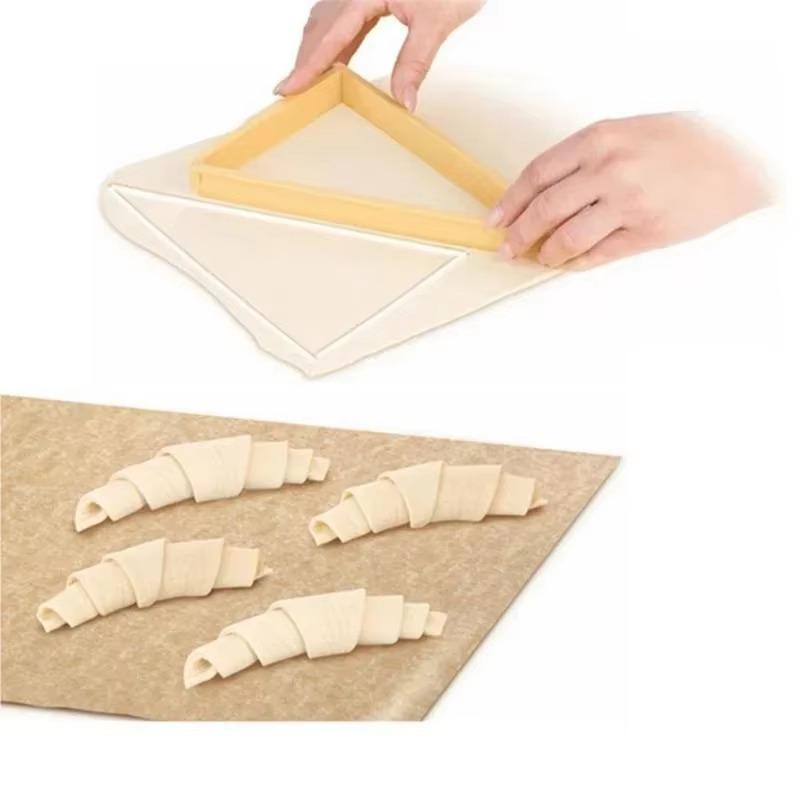 Croissant-Schneider-Form Dreieckige Keks-Ausstecher Backform für Gebäck zur Dekoration von Cupcakes, Kuchen Werkzeug
