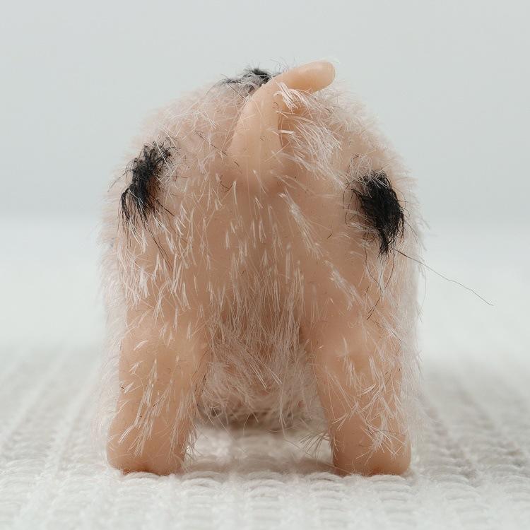 Miniature Reborn Pet Pig Doll Environmental Friendly Soft Silicone Pinch Music Piglet Rebirth Doll Cute Cartoon Piggy Baby Doll Kid Stress Relief Toys