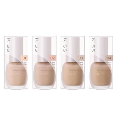 Isehan KiSS Milkish Glass Foundation 01 02 03 04 30g