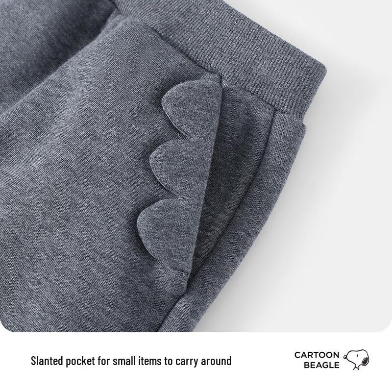 SNOOPY Girls' Fleece-Lined Warm Sweatpants