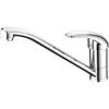 Lychee Light Kitchen Deck Pure Single Hot and Cold Mounts Over the Long Deck 1 Suitable for Both Warm and Cold Rotation Faucet, Mounted, Copper,