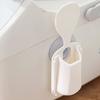 Rice Paddle Holder, Rice Paddle Rest, Rice Paddle Pocket, Suction Cup Design, Adhesive Type, Rice Paddle Stand, Small Item Storage, Space-Saving, Stan