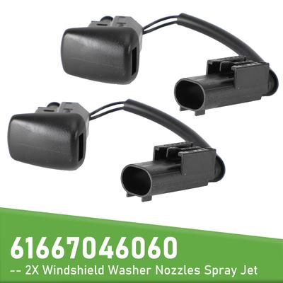 2x Scheibenwischerdüse Sprühstrahl für BMW 5er E60 E61 61667046060