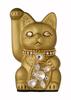Glückskatze Schmuck Katze Rechte Pfote erhoben Keramik Glückskatze Glücksbringer Feng Shui Ornament (S-SIZE Gold) / _ Glückskatze (jw_S Gold)