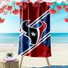 Houston Texans Print Beach Towel, Large Soft Quick Dry Towel for Beach Camping Swimming