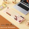 BOW Hangshi K520U Wired RGB Keyboard for Laptops & Desktops, Girls Typing Edition
