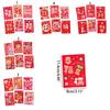6Pcs Cute Snake Year Red Envelope Bag Cartooon 2025 Red Pocket New Year Red Packet  Blessing Gift