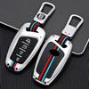 Interior Mouldings Zinc Alloy + Silicone Car Key Case Cover For Hyundai Santa Fe Sport Ix45 Equus Centennial Genesis G80 Grandeu