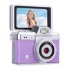 Keychain Camera for Teens Students 720P HD Retro Digital Camera with 1.47 Inch Flip Screen for Travel School Green