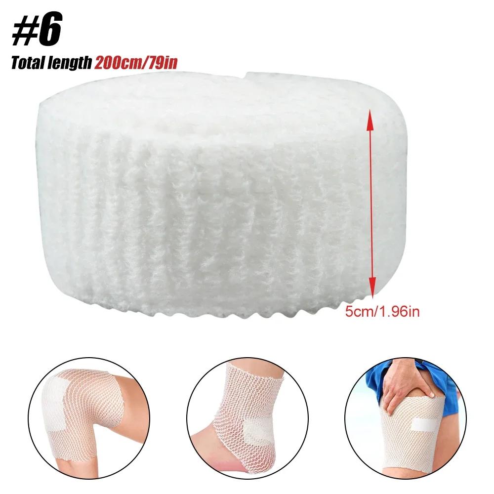 1 Roll Elastic Net Wound Dressing Tubular Bandage Breathable Mesh Tubing For Wrist Elbow Fixation Retainer