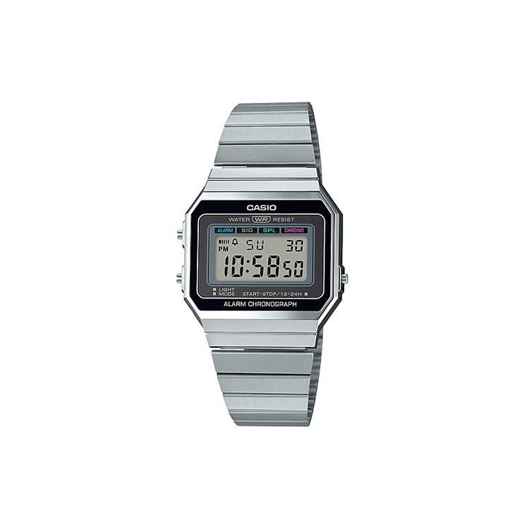 CASIO Vintage A700W 1A A700W-1A Silver Strap